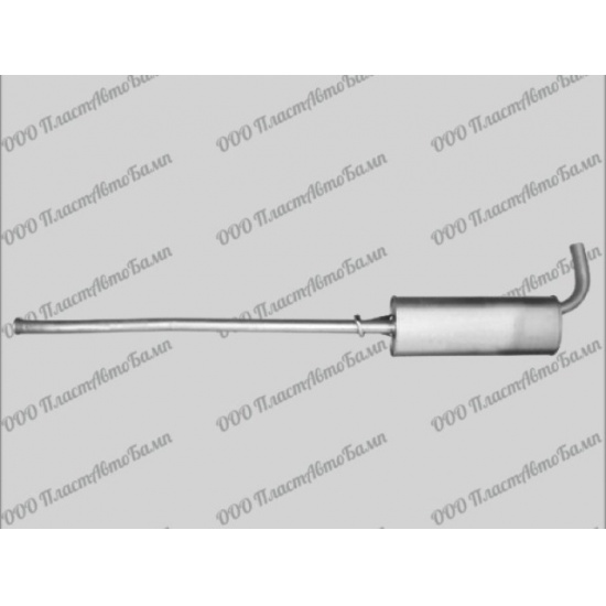 Глушитель ГАЗ 3302 Бизнес Евро 3 (дв. УМЗ) удлиненный АК 330202-1201008 - 1